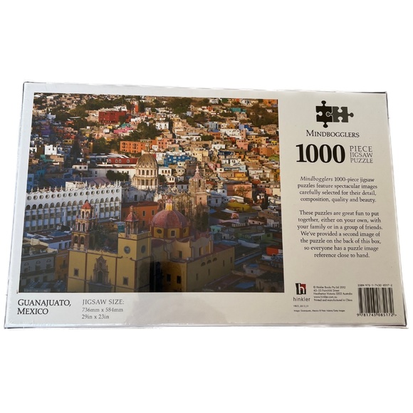 Guanajuato Mexico Jigsaw Puzzle by Mindbogglers 1000 Pieces  NEW Sealed 29 x 23" - Picture 4 of 5